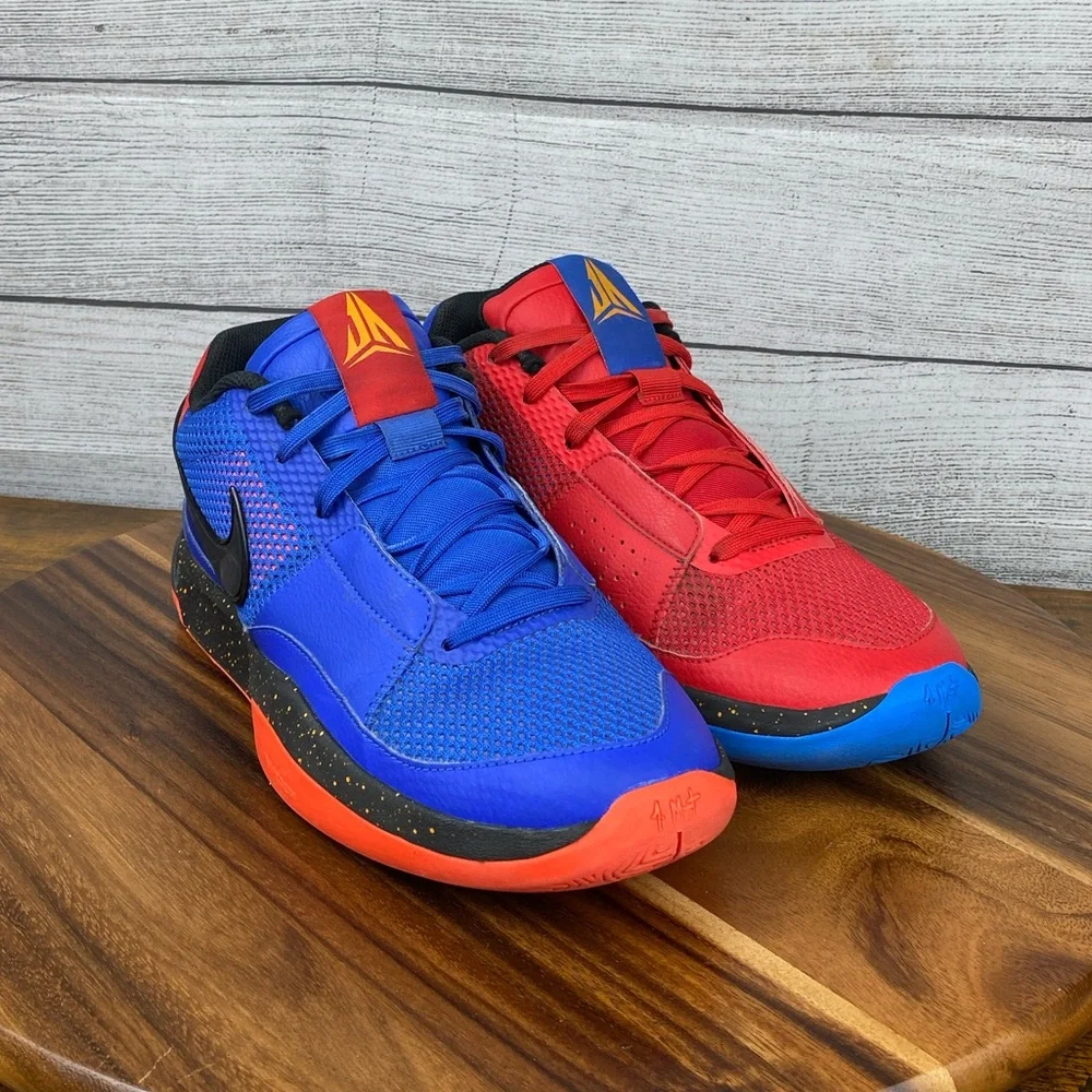 Nike Ja 1 Hunger University Red Royal Blue Basketball Shoe DR8785-401 Men’s 10